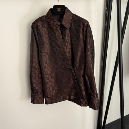 New Vintage Floral Long-Sleeve Shirt 1025092308