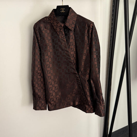 New Vintage Floral Long-Sleeve Shirt 1025092308