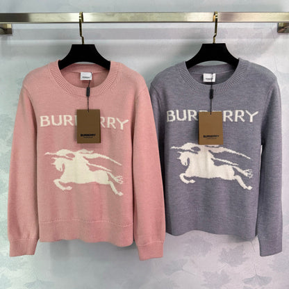 Warhorse Knight Hooded Long-Sleeve Wool Knit Sweater 1025092321