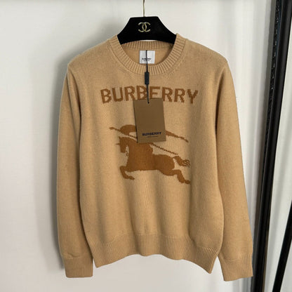 Warhorse Knight Hooded Long-Sleeve Wool Knit Sweater 1025092321