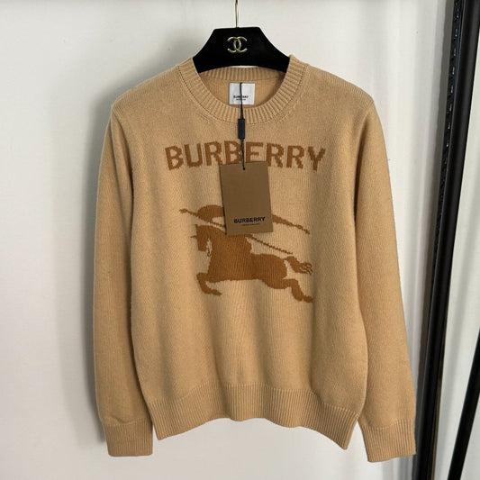 Warhorse Knight Hooded Long-Sleeve Wool Knit Sweater 1025092321