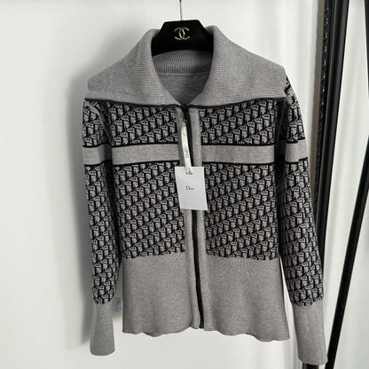 New Reversible Lapel Zipper Jacket 1025092322