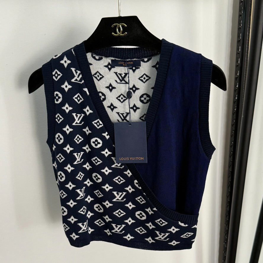 New V-neck Knit Tank Top 1025092319