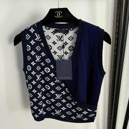 New V-neck Knit Tank Top 1025092319