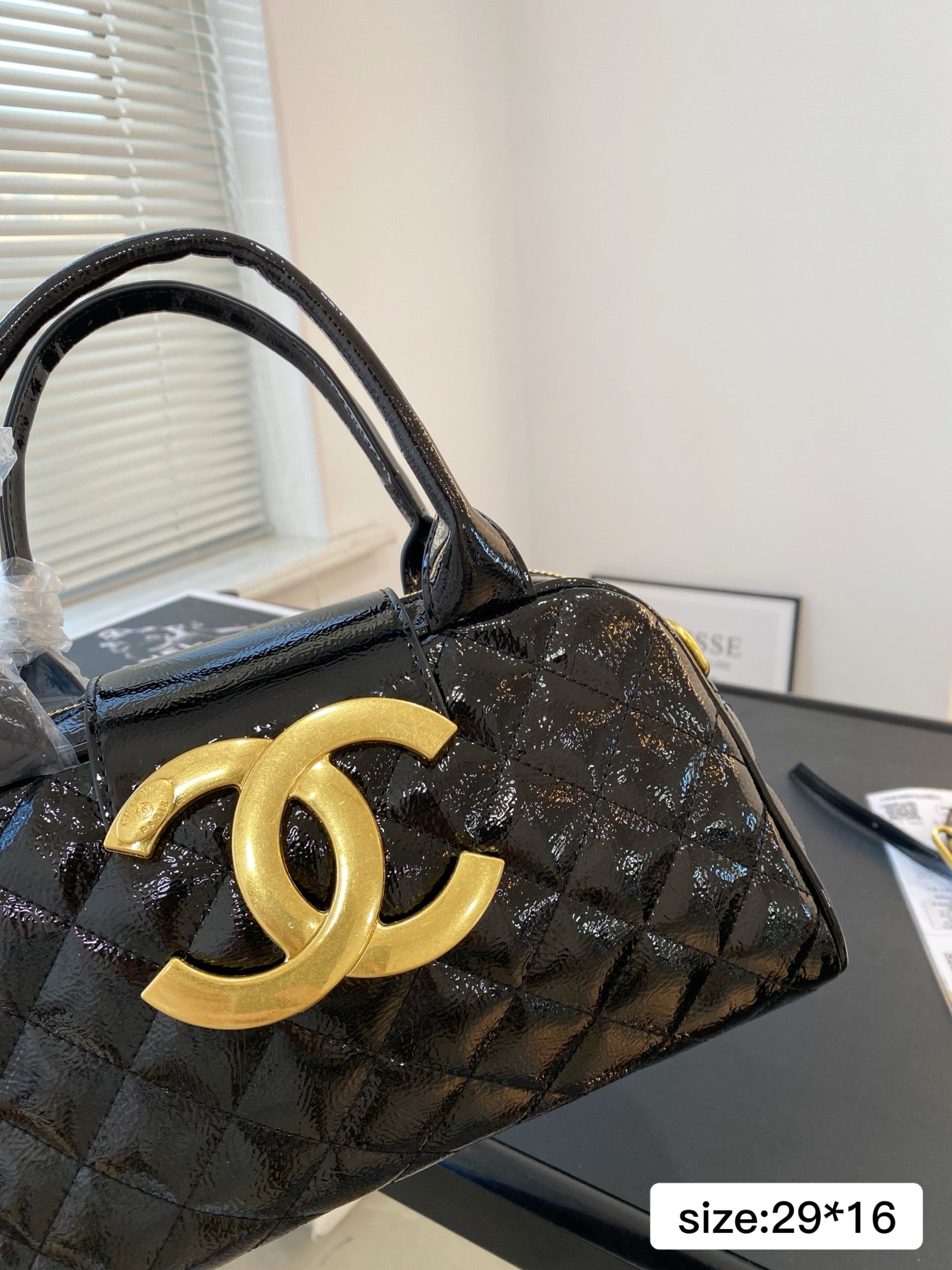 CNL Fashion Patent Leather Tote Bag 0725031108