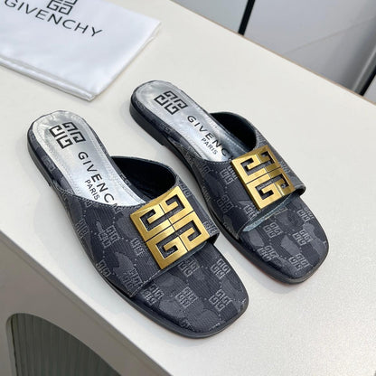 GCY open toe flat slippers 0725031802