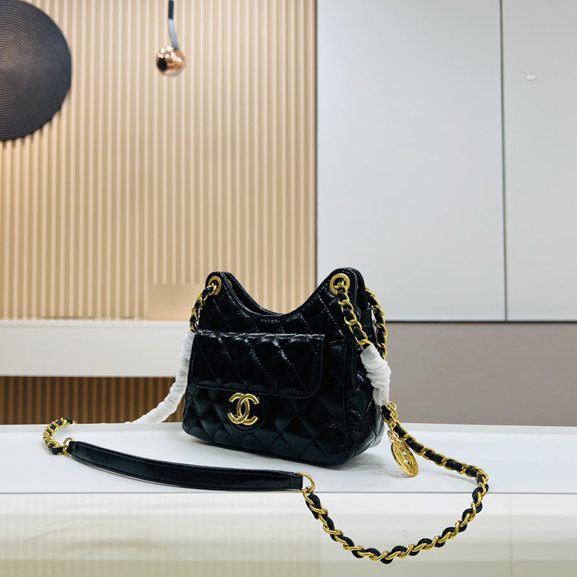 New Gold Coin Croissant Bag