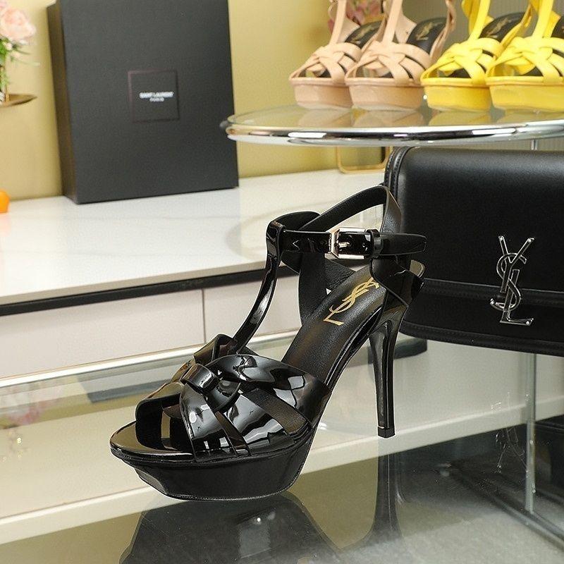 New Open-Toe High-Heel Patent Leather Sandals 1024040217