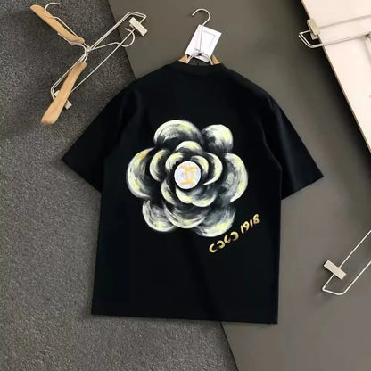 New fashion and versatile printed short sleeves 3D1025020710