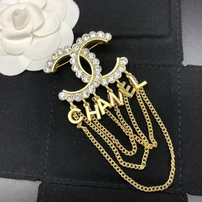 Fashion versatile tassel brooch PD10052603