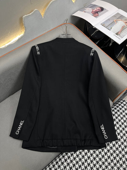 CNL24SS autumn and winter new suit jacket/letter embroidery 0724121107