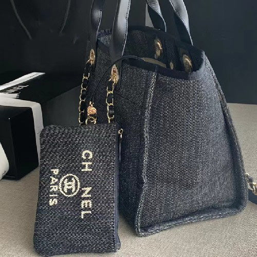 Beach Denim Canvas Bag