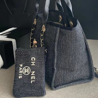 Beach Denim Canvas Bag