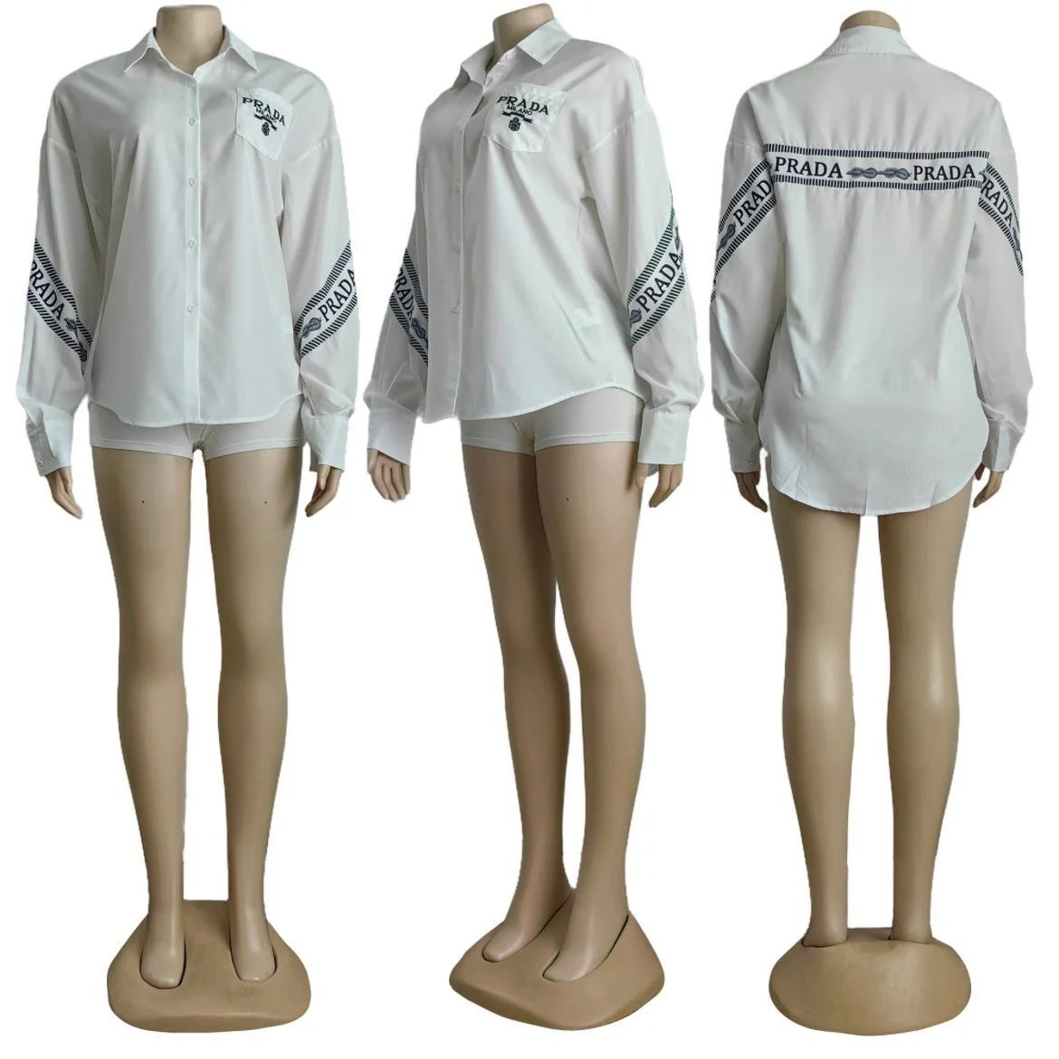 New Ladies Loose Casual Elegant Shirt 102402109