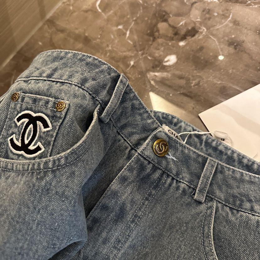 New Fashion Versatile High Quality Embroidered Denim Skirt 1024022903