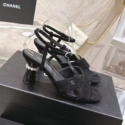 CNL Mary Jane exquisite pearl hot diamond combination high heels 1824061801