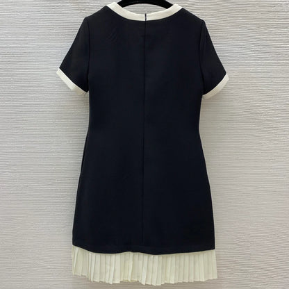YS New Round Neck Short Sleeve Dresses 1025033104