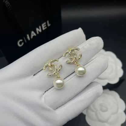 Fashionable Tassel Full Diamond Earrings 1024010313