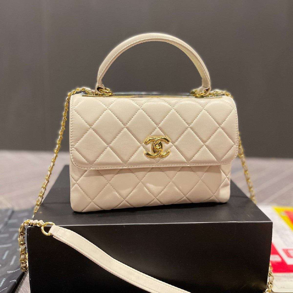 5 Colors Handbag With Top Handle