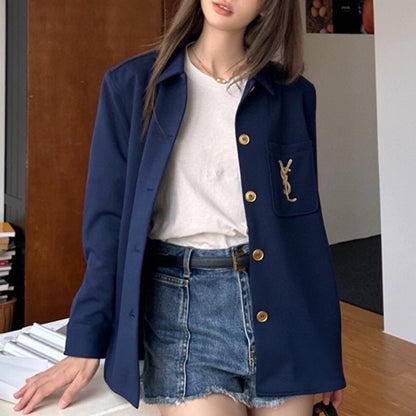 New fashion versatile casual shirt for women 1024010506