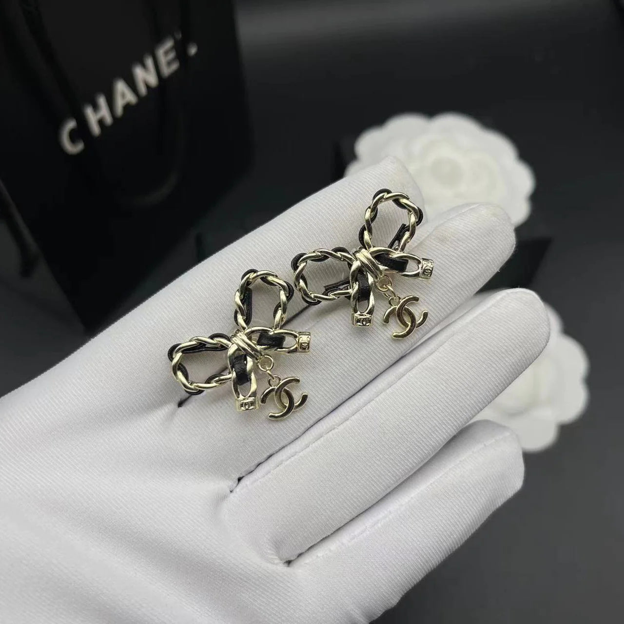 Fashionable Tassel Full Diamond Earrings 1024010313