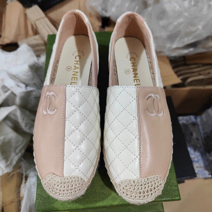 Fashion new leather straw woven fisherman's shoes PD10063023