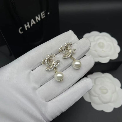 Fashionable Tassel Full Diamond Earrings 1024010313