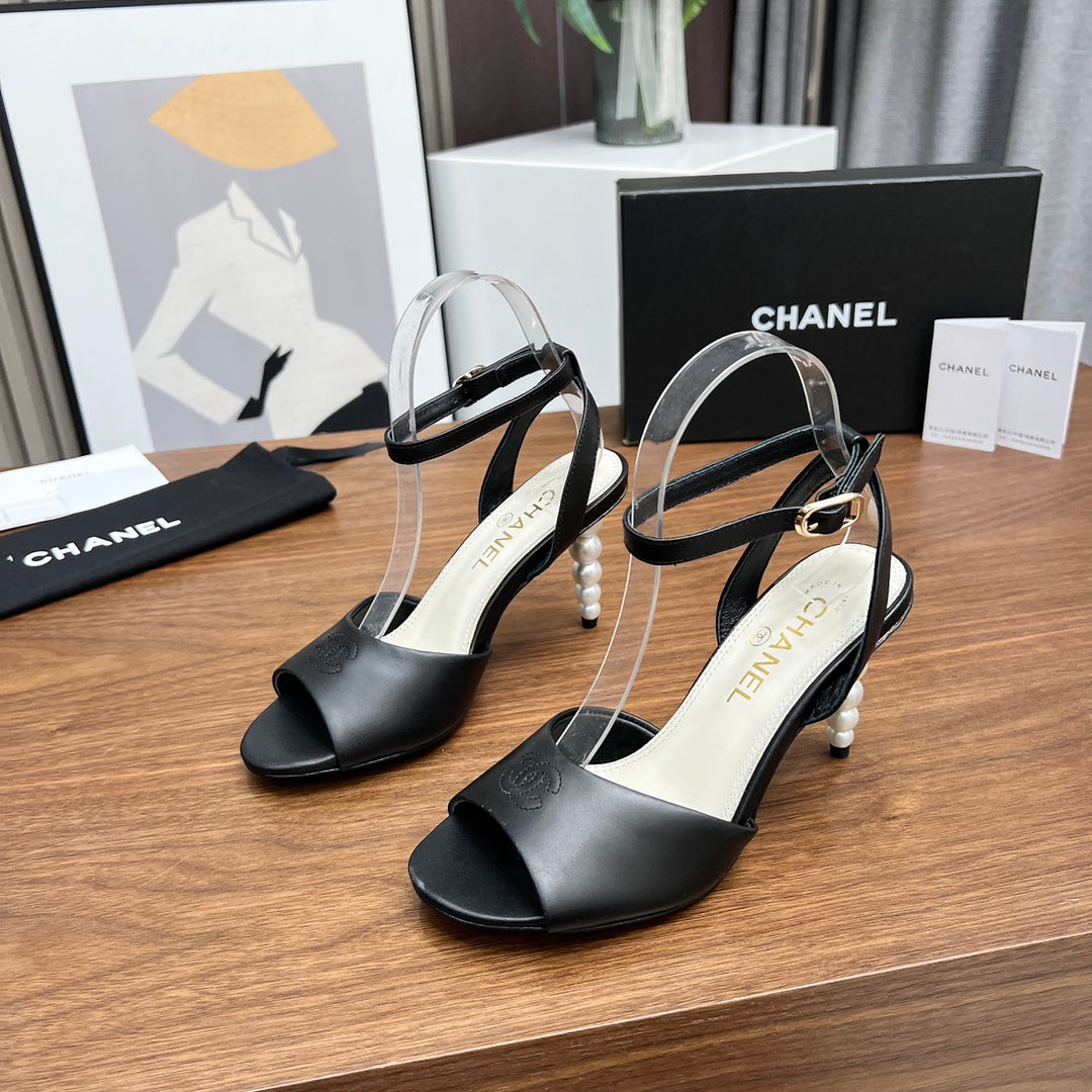 Chane1 top fashion classic pearl high heels 0724030817