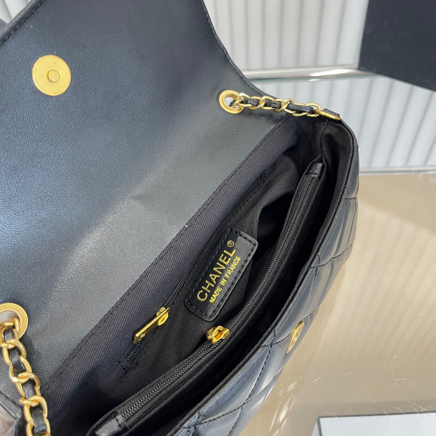 Black Exquisite Luxury Chain Bag WLFBG23021714