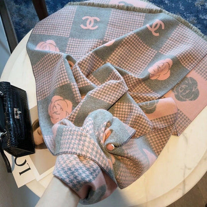 New Autumn Winter Imitation Cashmere Double-sided Scarf