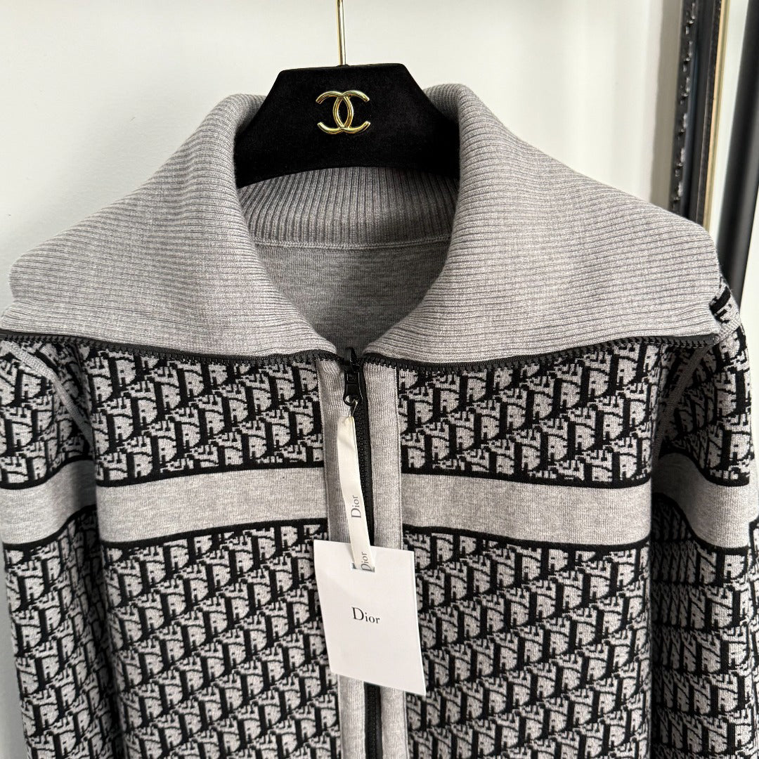 New Reversible Lapel Zipper Jacket 1025092322