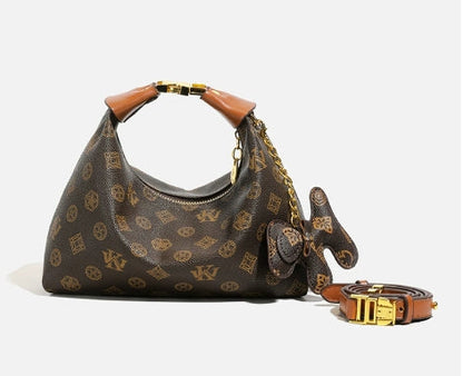 Retro Parisian lettering logo handbag 2025073119