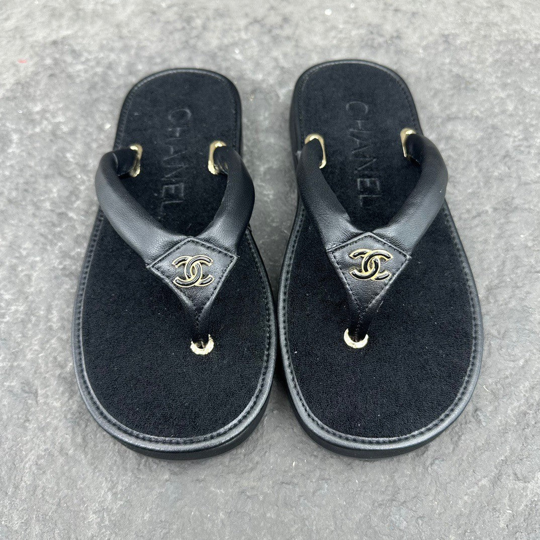 New clip-on bow slippers 1025031218