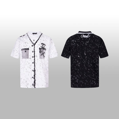 CNL hand-painted graffiti T-shirt 0724041503