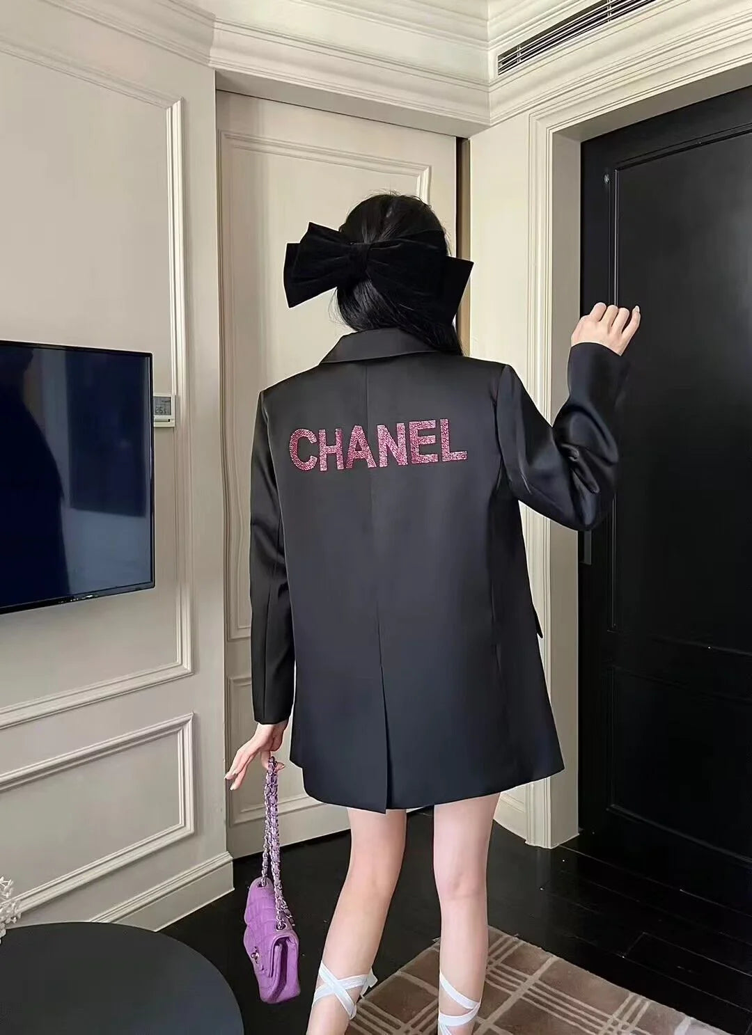 New Composite Hot Rhinestone Suit All-match Jacket 1024030603