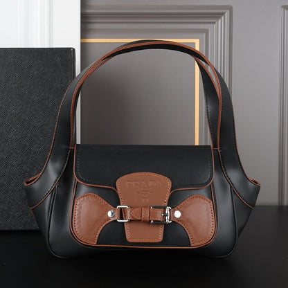 PRD retro underarm patchwork bag 0725091705