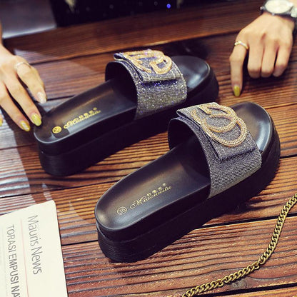 New Thick Bottom Fashion Muffin Sandals And Slippers 1024052112