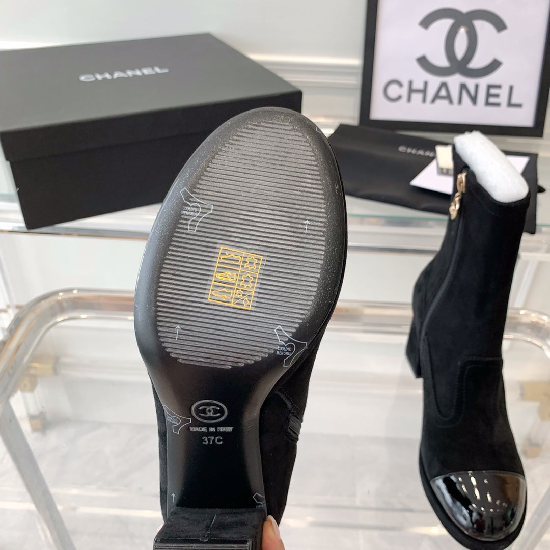 CNL Fashion Cashmere High Heel Boots 0724102316