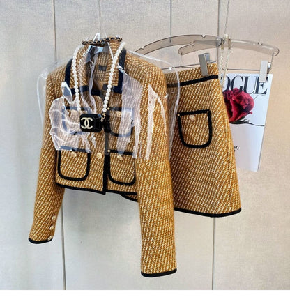 Fashionable New Women's Retro High-end Two-piece Dress 1023121219