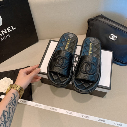 Trendy platform slippers XC0123072823