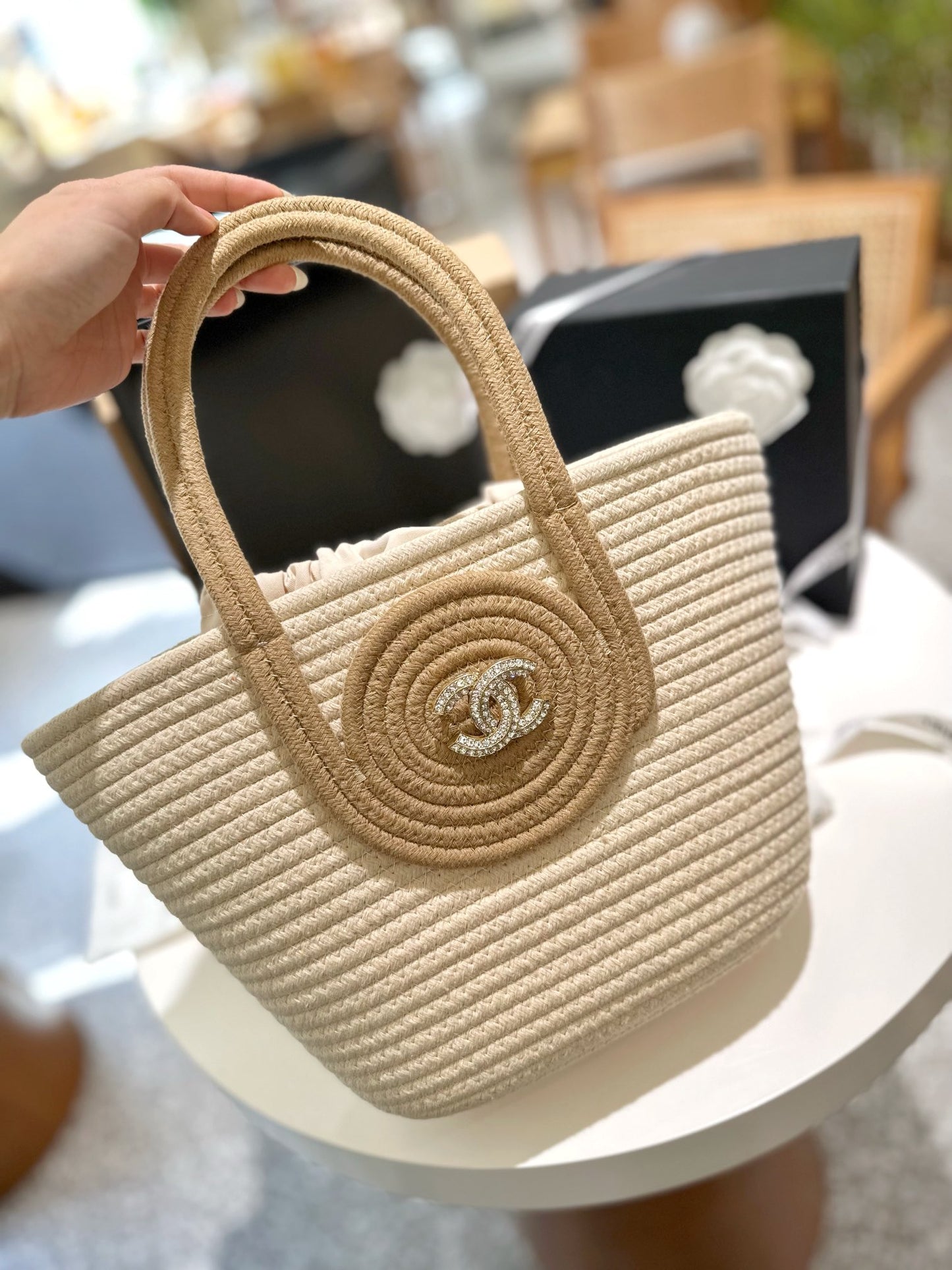 CNL summer woven handbag 0724041121