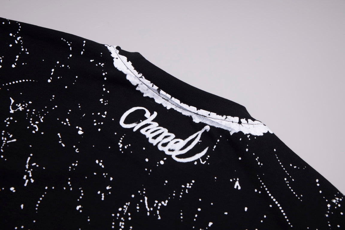 CNL hand-painted graffiti T-shirt 0724041503