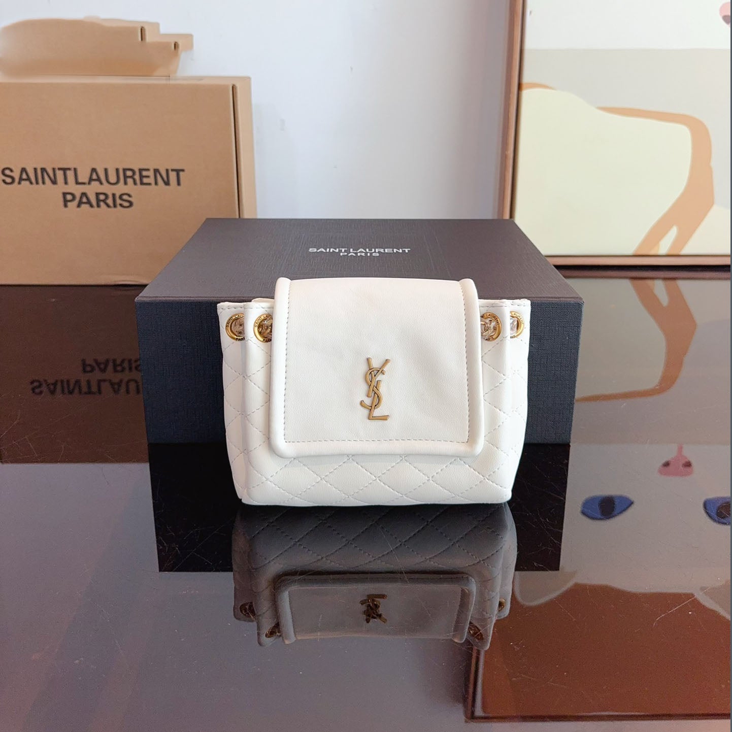 YSL nolita Sheepskin material shoulder bag XC24092424