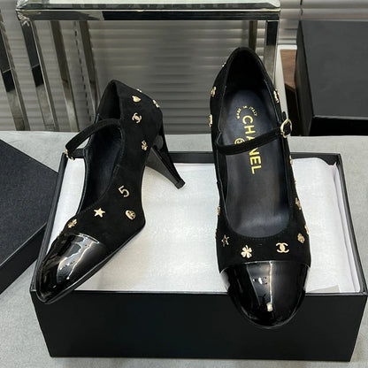 New fashionable and versatile suede high heels 1024031908