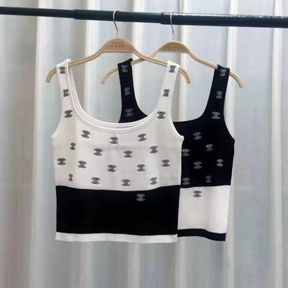 Fashion new camisole vest knitted top 1023112815