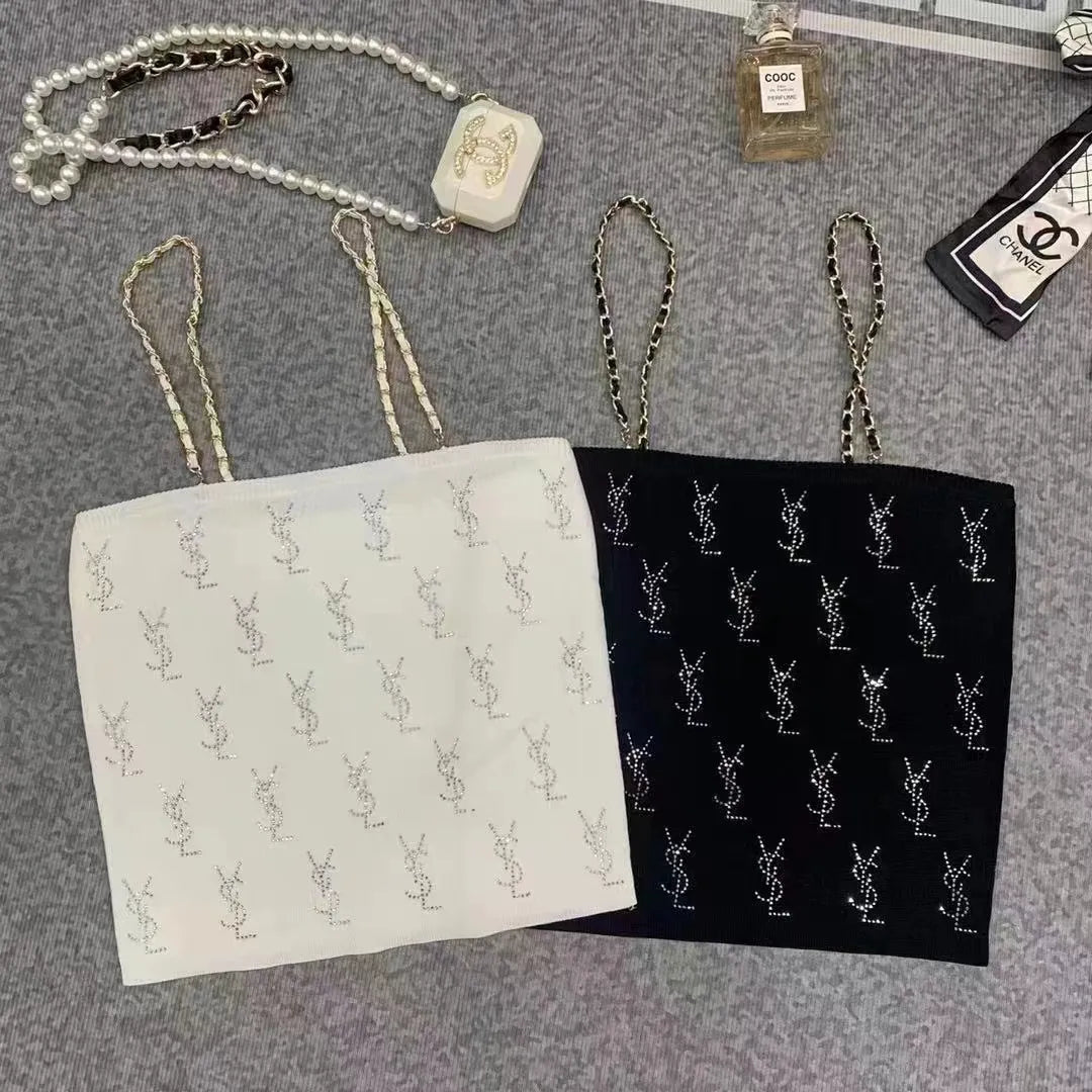 Knitting hot diamond fashion Slim bust suspenders 1025033110