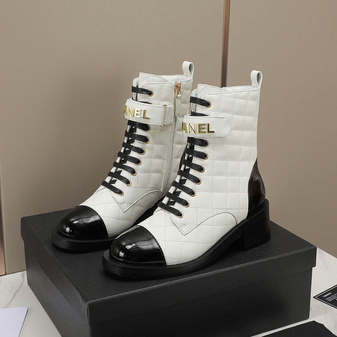 CNL fashion diamond leather short boots Martin boots 0724101706