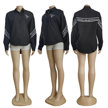 New Ladies Loose Casual Elegant Shirt 102402109