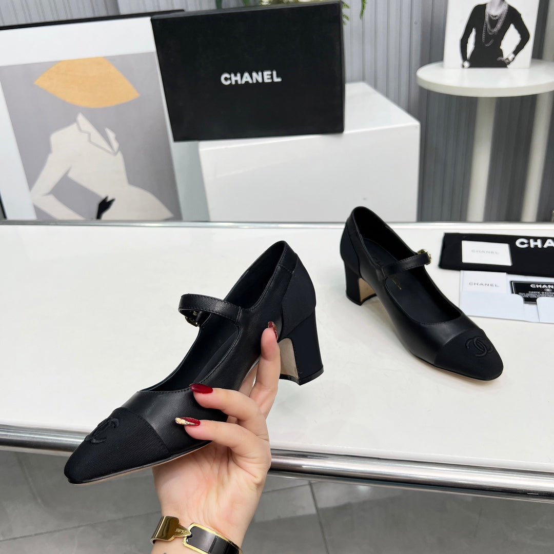 Chane1 top fashion classic color block high heels 0724030816