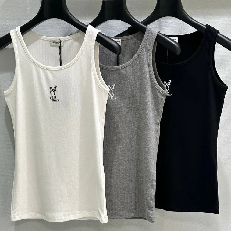 YS New Printed Ribbed Vest 1025033108